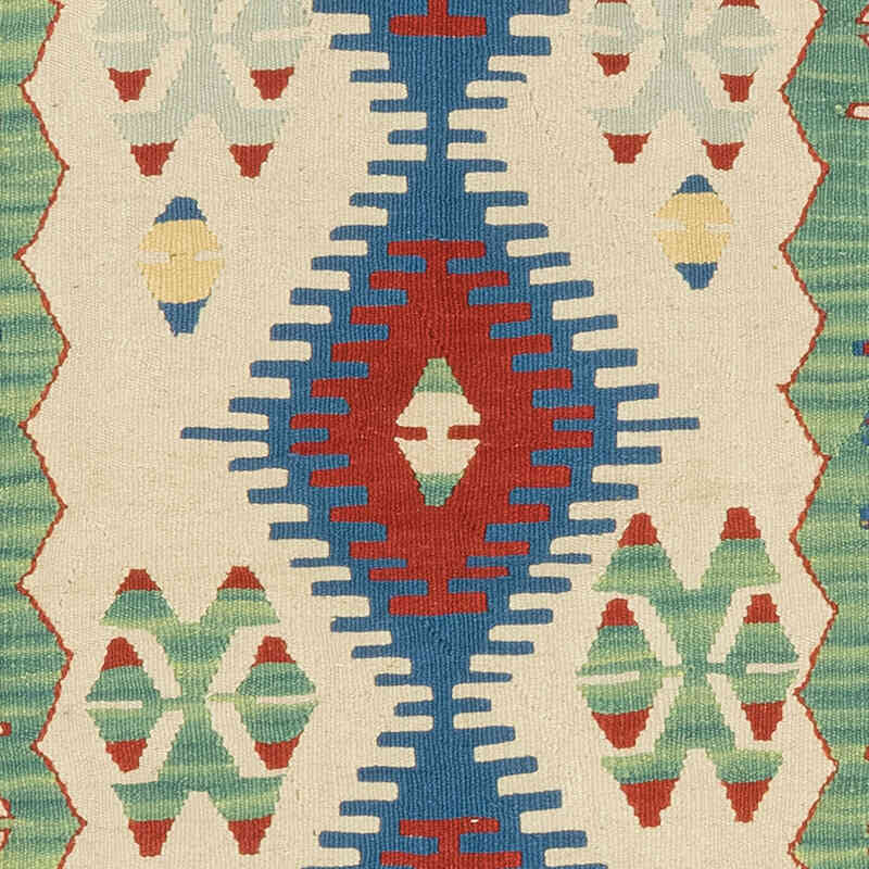 New Handwoven Turkish Kilim Rug - 3' 10" x 5' 11" (46" x 71") - K0080414