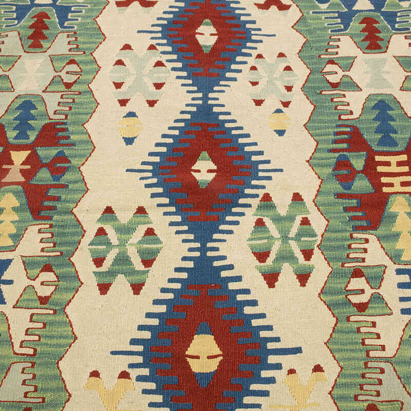 New Handwoven Turkish Kilim Rug - 3' 10" x 5' 11" (46" x 71") - K0080414