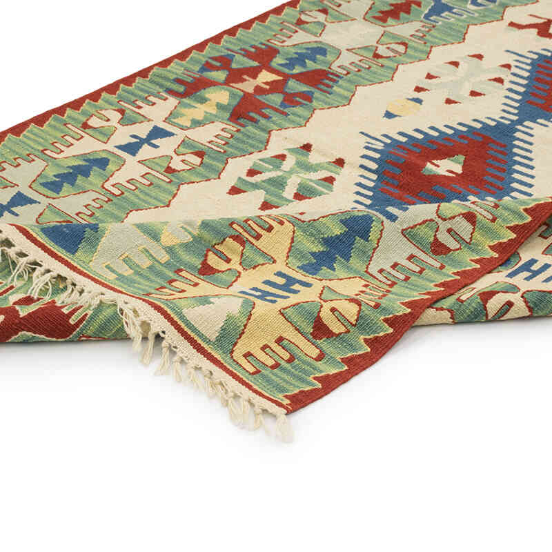 New Handwoven Turkish Kilim Rug - 3' 10" x 5' 11" (46" x 71") - K0080414