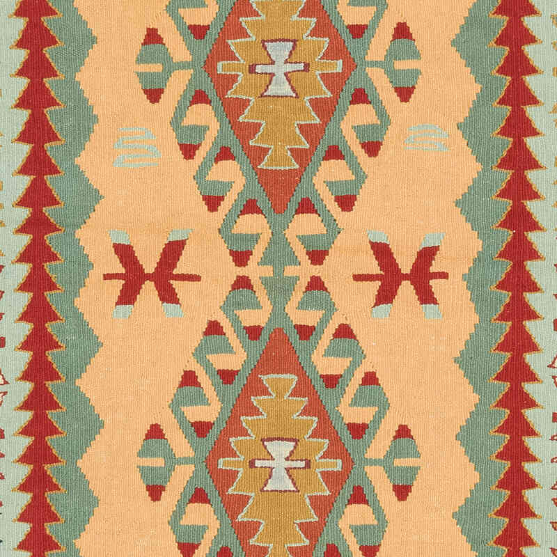 New Handwoven Turkish Kilim Rug - 3' 10" x 6' 3" (46" x 75") - K0080416