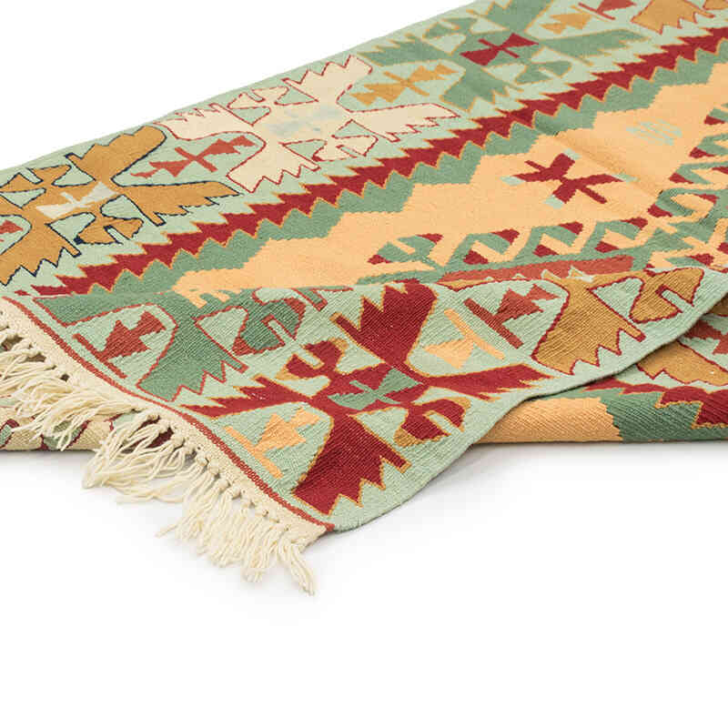 New Handwoven Turkish Kilim Rug - 3' 10" x 6' 3" (46" x 75") - K0080416