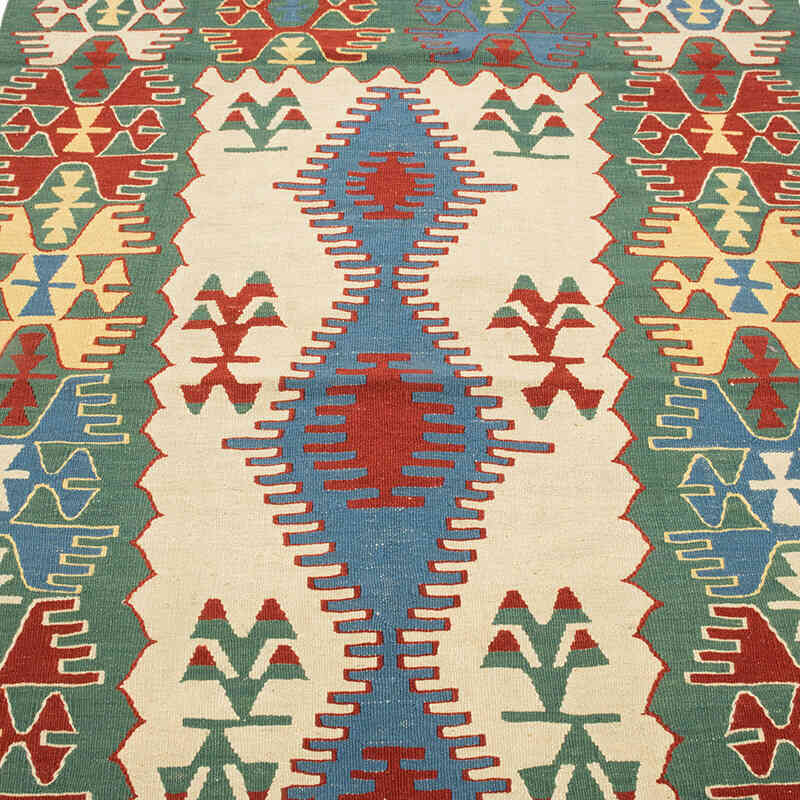 Nueva Alfombra Turca Kilim - 121 cm x 184 cm - K0080417