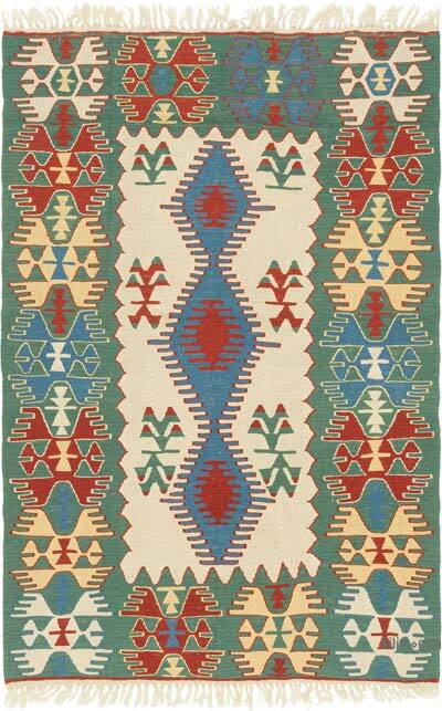Nueva Alfombra Turca Kilim - 121 cm x 184 cm