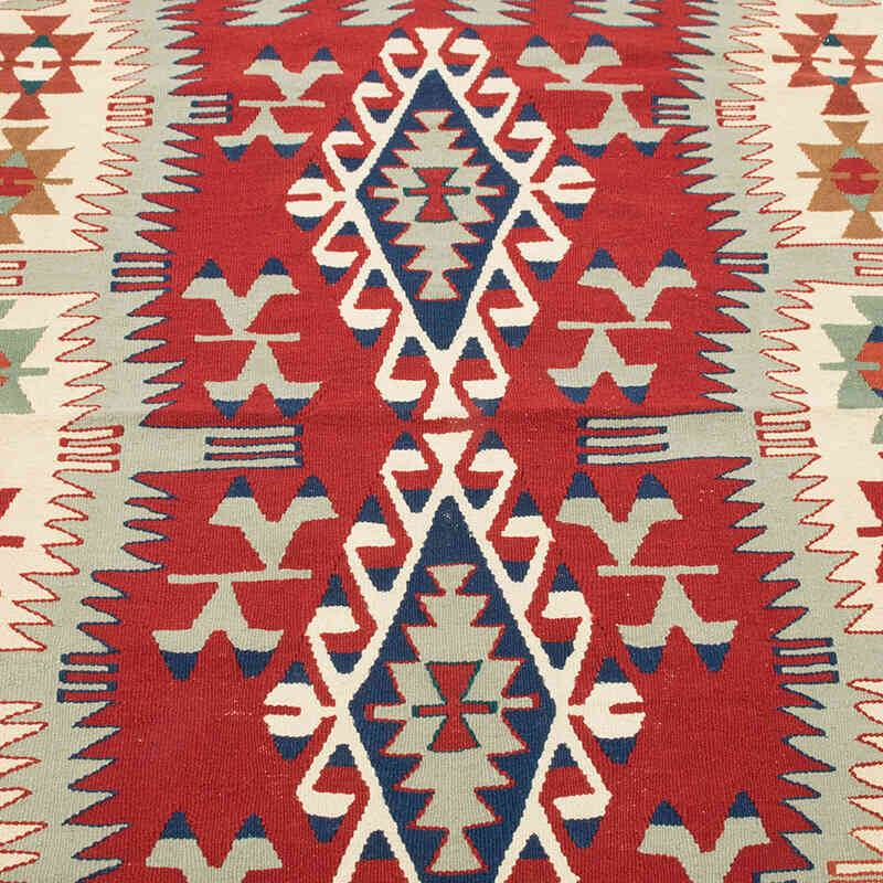 Nueva Alfombra Turca Kilim - 111 cm x 166 cm - K0080418