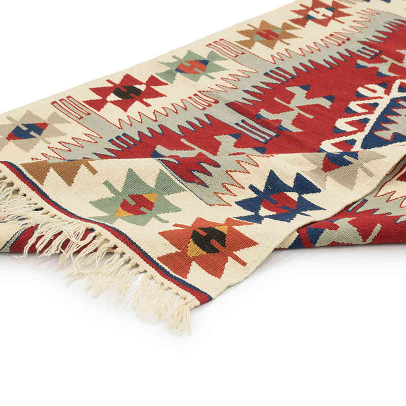 Nueva Alfombra Turca Kilim - 111 cm x 166 cm - K0080418