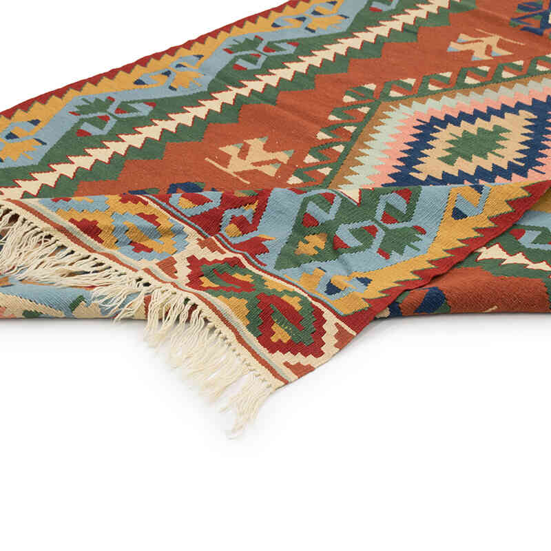 Nueva Alfombra Turca Kilim - 140 cm x 227 cm - K0080419