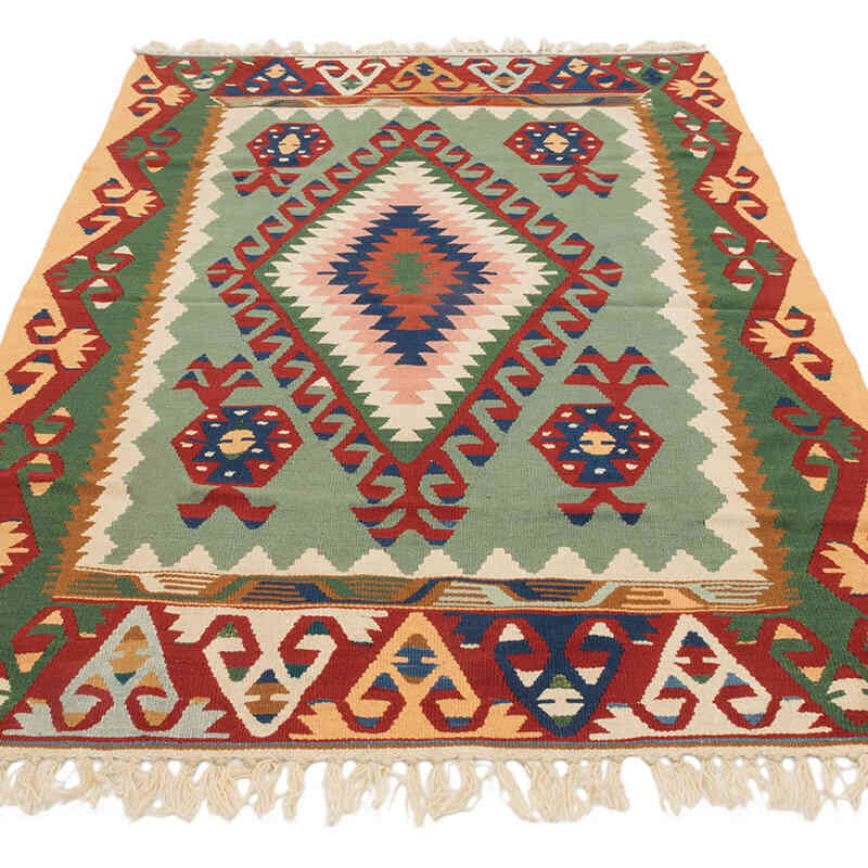 Yeni Kök Boya El Dokuma Kilim - 122 cm x 183 cm - K0080420