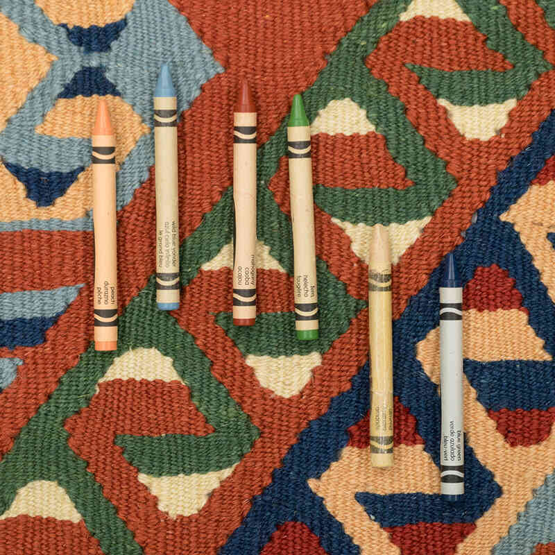 Nueva Alfombra Turca Kilim - 145 cm x 230 cm - K0080421