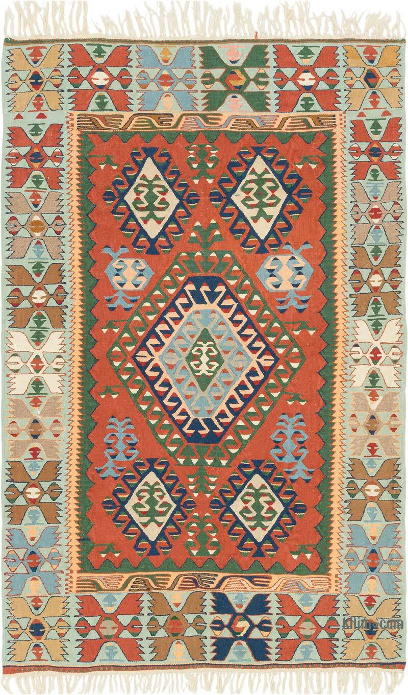 Nueva Alfombra Turca Kilim - 145 cm x 230 cm - K0080421