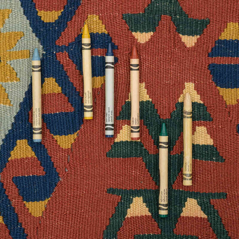 Yeni Kök Boya El Dokuma Kilim - 128 cm x 214 cm - K0080422