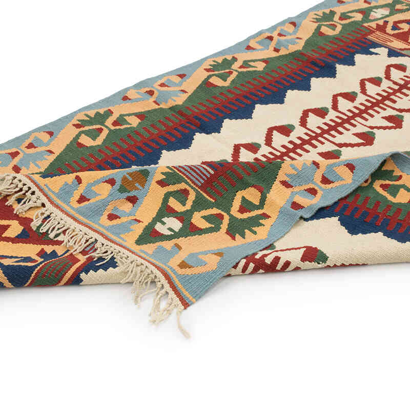 New Handwoven Turkish Kilim Rug - 3' 11" x 5' 10" (47" x 70") - K0080423