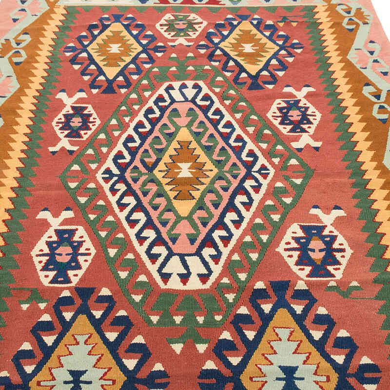 Yeni Kök Boya El Dokuma Kilim - 146 cm x 221 cm - K0080424
