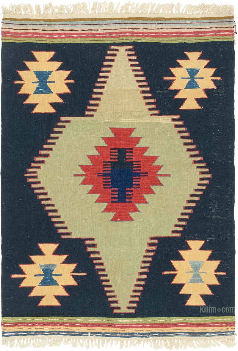 Nueva Alfombra Turca Kilim - 120 cm x 164 cm - K0080425