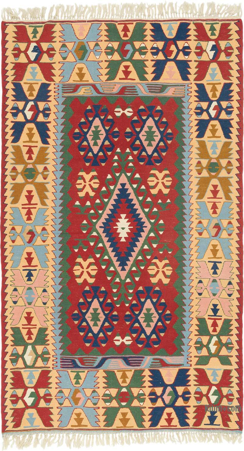 Nueva Alfombra Turca Kilim - 130 cm x 226 cm - K0080426