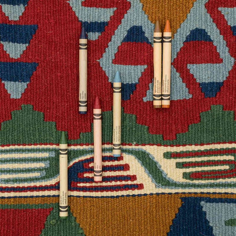 Nueva Alfombra Turca Kilim - 125 cm x 178 cm - K0080427