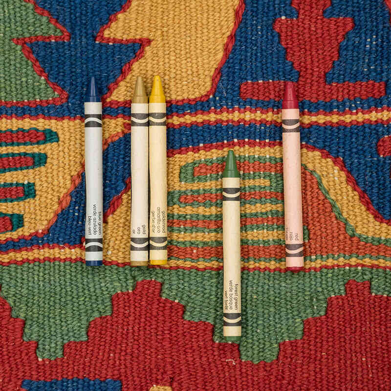 Yeni Kök Boya El Dokuma Kilim - 119 cm x 170 cm - K0080428