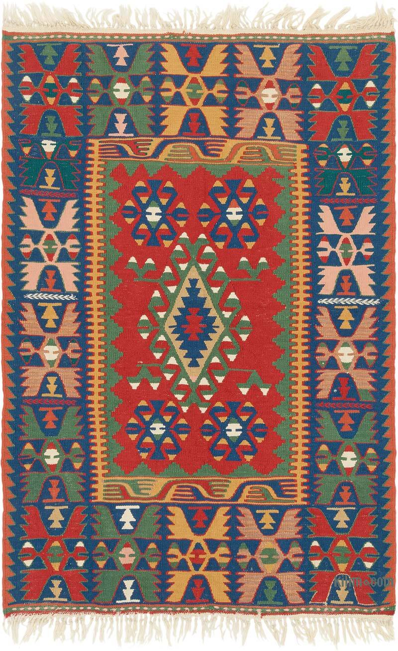 Yeni Kök Boya El Dokuma Kilim - 119 cm x 170 cm - K0080428