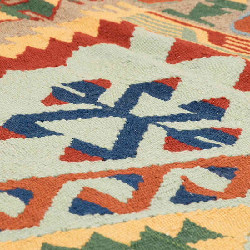 New Handwoven Turkish Kilim Rug - 4'  x 5' 7" (48" x 67") - K0080430
