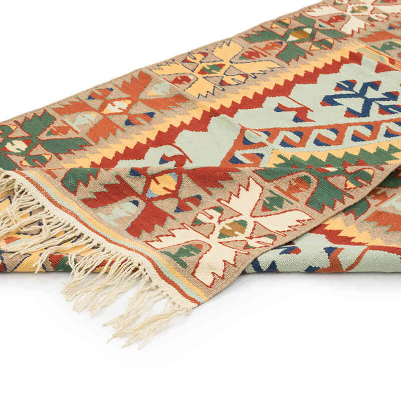 New Handwoven Turkish Kilim Rug - 4'  x 5' 7" (48" x 67") - K0080430