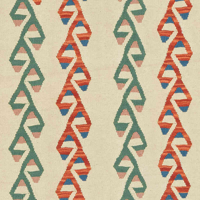 New Handwoven Turkish Kilim Rug - 3' 8" x 5' 6" (44" x 66") - K0080433