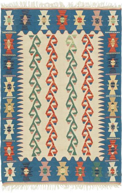 Nueva Alfombra Turca Kilim - 113 cm x 168 cm