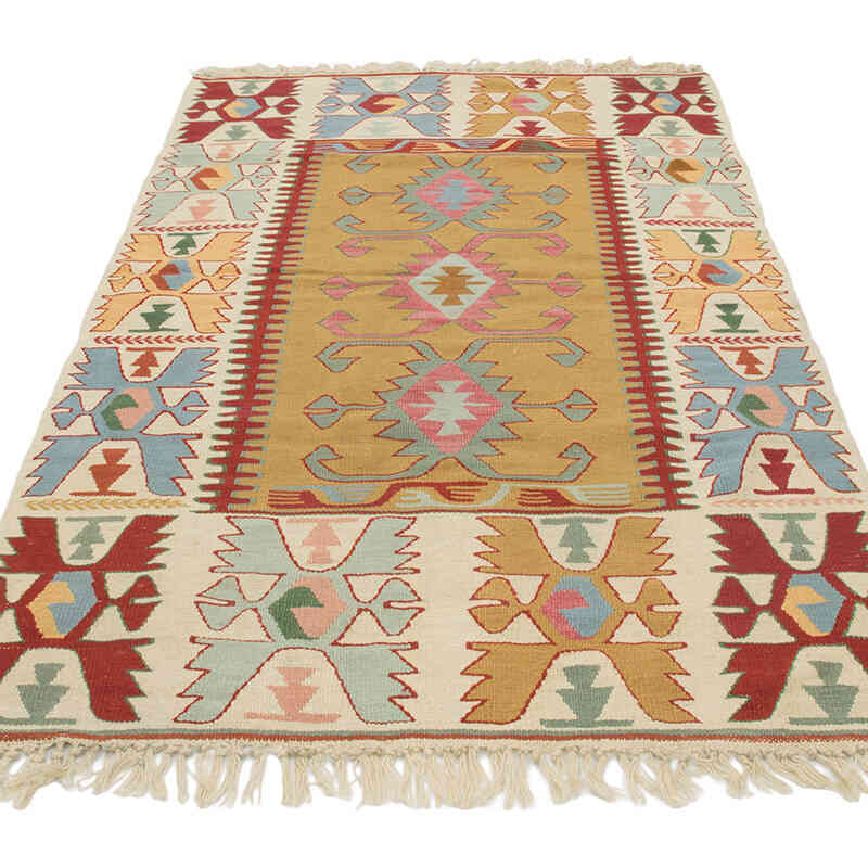 Nueva Alfombra Turca Kilim - 113 cm x 180 cm - K0080434
