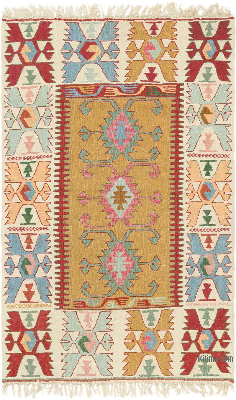 Nueva Alfombra Turca Kilim - 113 cm x 180 cm - K0080434