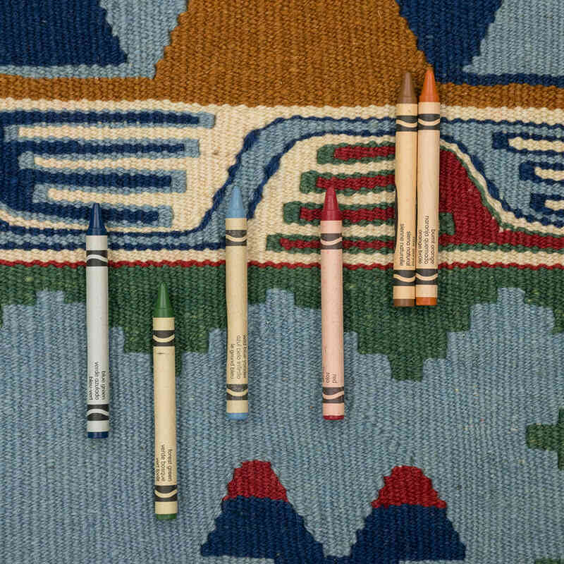 New Handwoven Turkish Kilim Rug - 4' 2" x 5' 11" (50" x 71") - K0080437