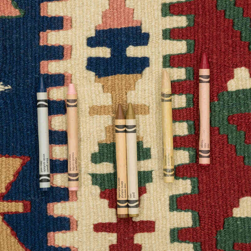 Nueva Alfombra Turca Kilim - 121 cm x 168 cm - K0080438