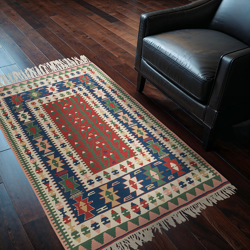 Yeni El Dokuma Türk Kilimi - 121 cm x 168 cm - K0080438