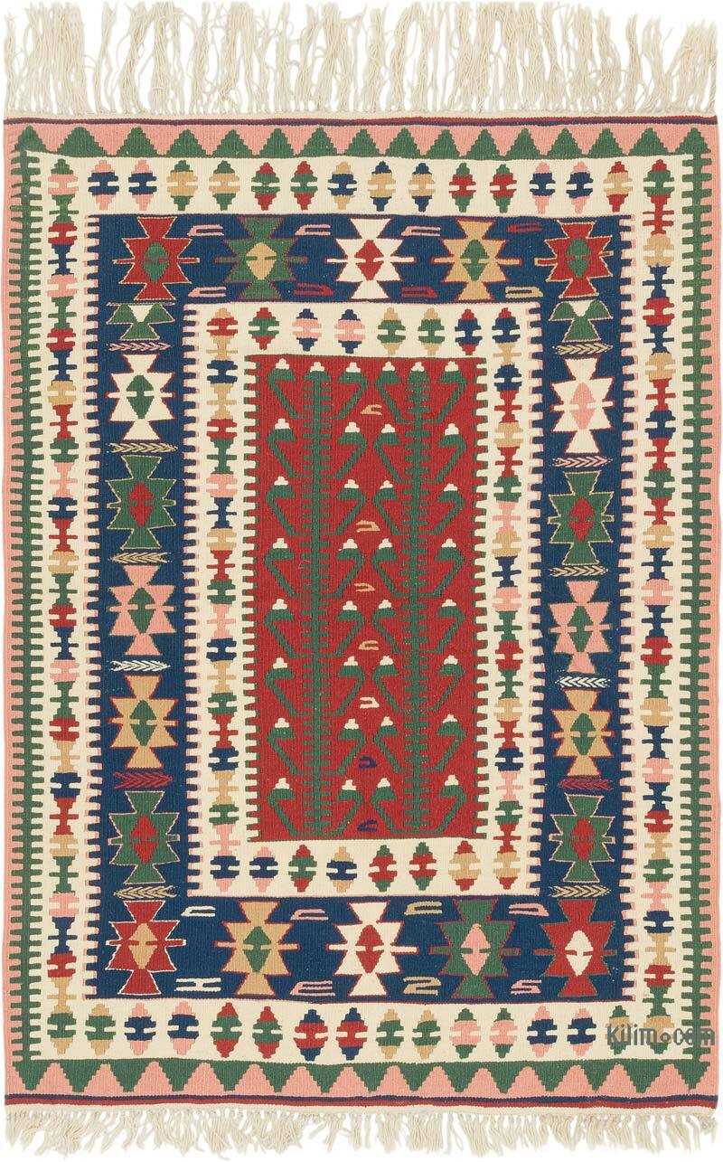 Nueva Alfombra Turca Kilim - 121 cm x 168 cm - K0080438
