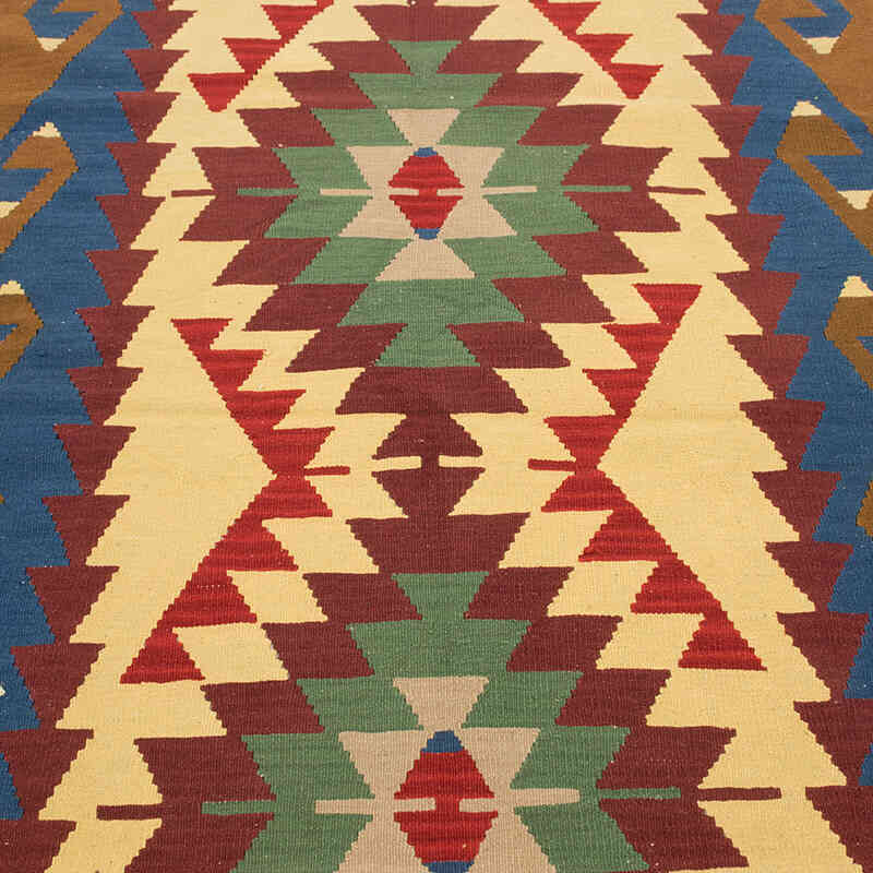 New Handwoven Turkish Kilim Rug - 3' 9" x 5' 7" (45" x 67") - K0080439