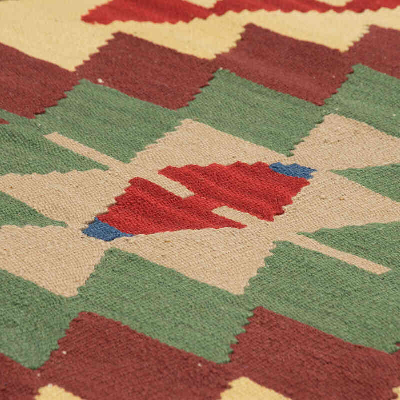 New Handwoven Turkish Kilim Rug - 3' 9" x 5' 7" (45" x 67") - K0080439
