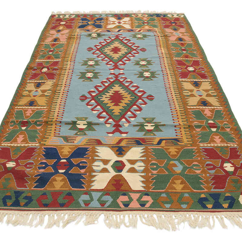 Nueva Alfombra Turca Kilim - 130 cm x 250 cm - K0080440