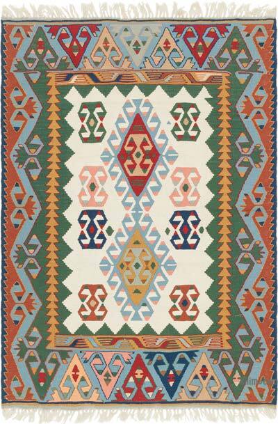 Nueva Alfombra Turca Kilim - 127 cm x 180 cm