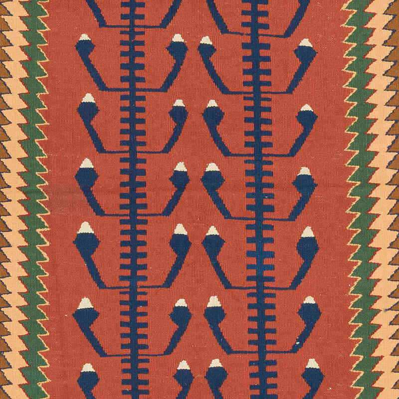 Yeni Kök Boya El Dokuma Kilim - 117 cm x 178 cm - K0080443