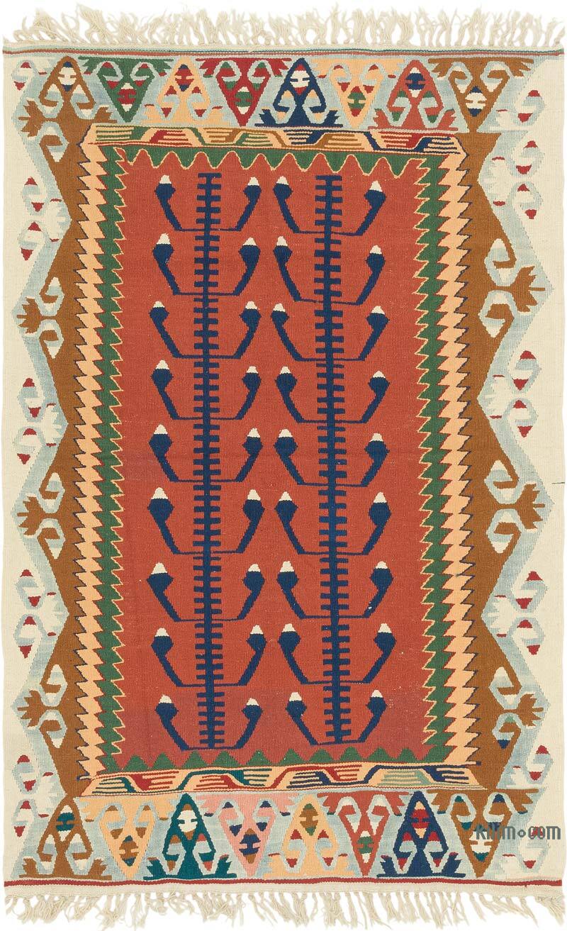 Yeni Kök Boya El Dokuma Kilim - 117 cm x 178 cm - K0080443
