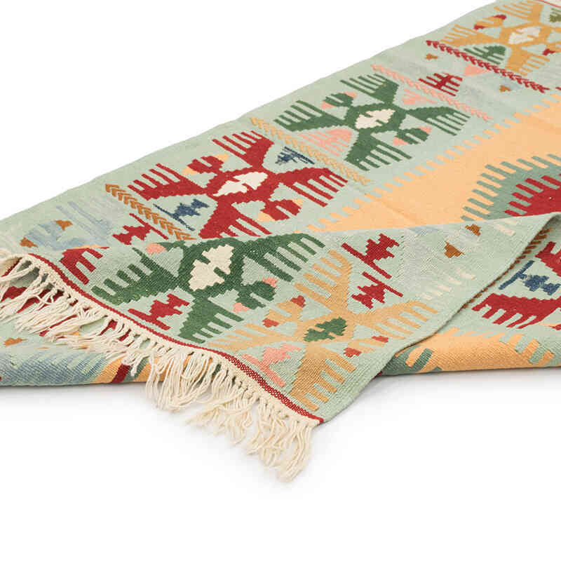 Yeni Kök Boya El Dokuma Kilim - 112 cm x 167 cm - K0080448
