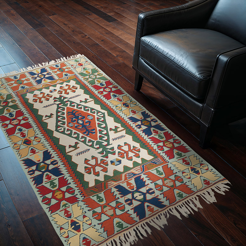 Yeni El Dokuma Türk Kilimi - 115 cm x 168 cm - K0080451