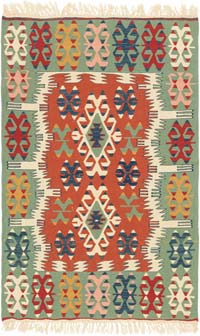Yeni El Dokuma Türk Kilimi - 110 cm x 175 cm