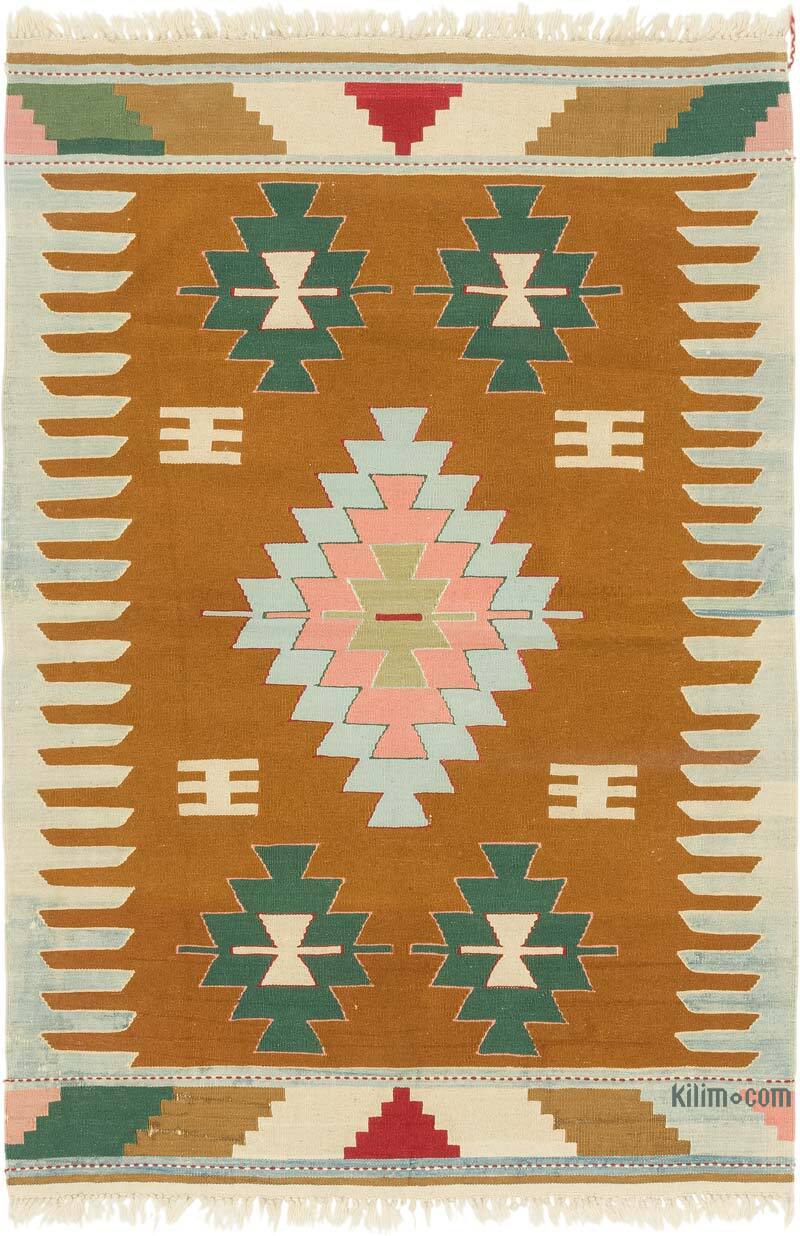 Yeni Kök Boya El Dokuma Kilim - 119 cm x 174 cm - K0080457