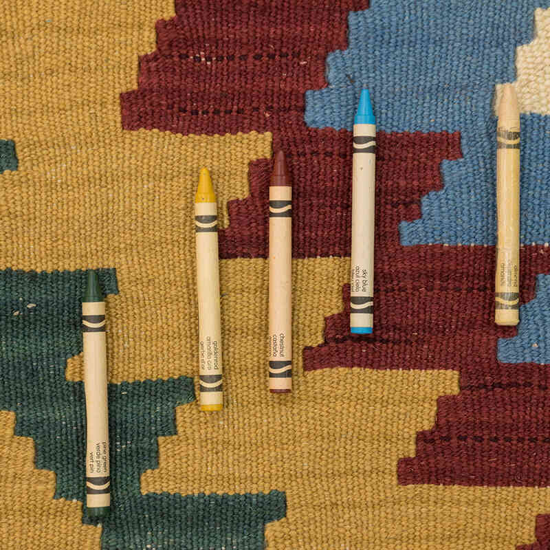Nueva Alfombra Turca Kilim - 114 cm x 166 cm - K0080458