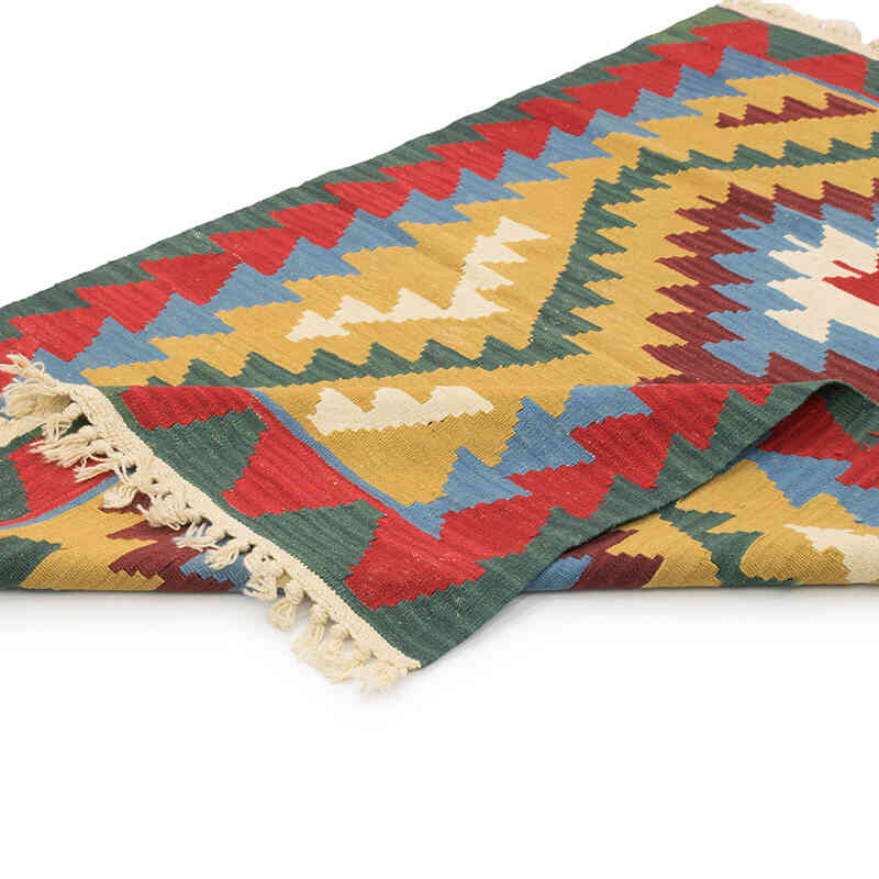 Nueva Alfombra Turca Kilim - 114 cm x 166 cm - K0080458