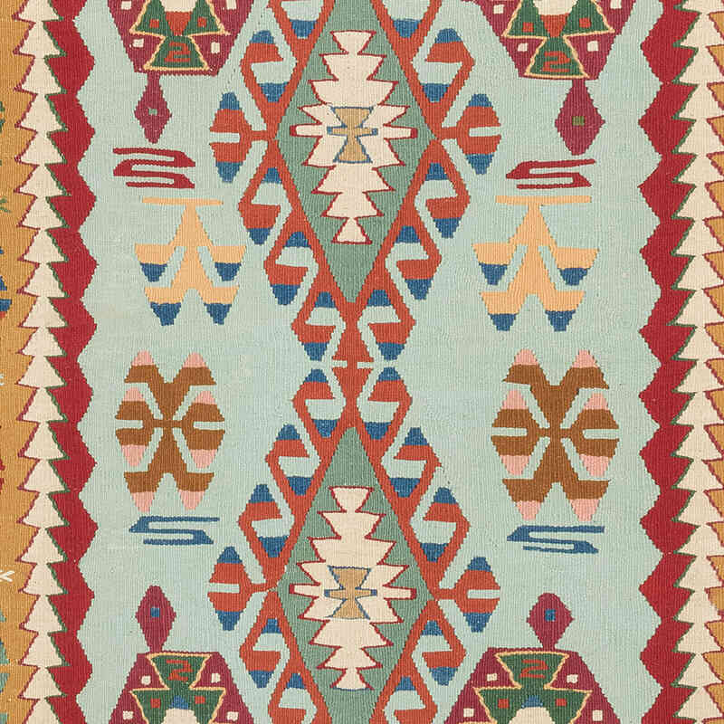 New Handwoven Turkish Kilim Rug - 3' 11" x 6' 1" (47" x 73") - K0080460