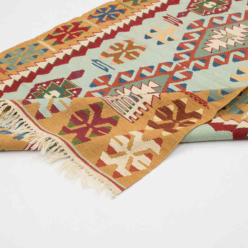 New Handwoven Turkish Kilim Rug - 3' 11" x 6' 1" (47" x 73") - K0080460