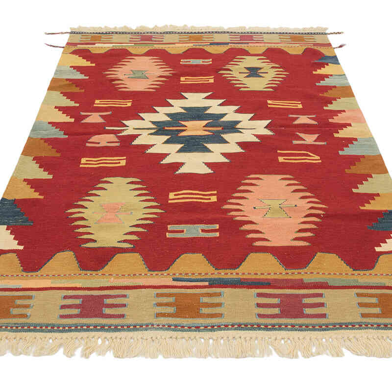 Nueva Alfombra Turca Kilim - 117 cm x 180 cm - K0080461