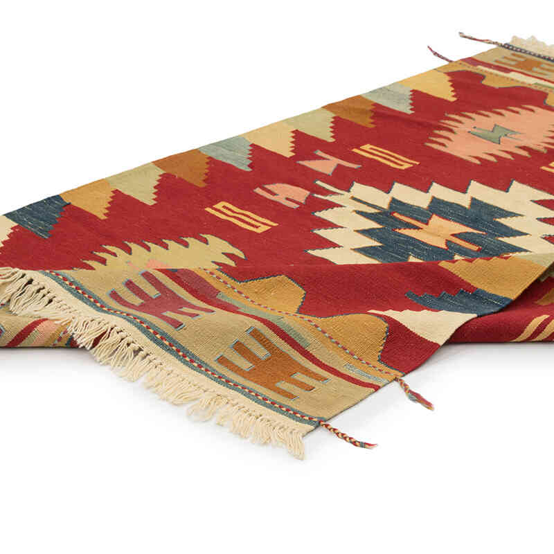Nueva Alfombra Turca Kilim - 117 cm x 180 cm - K0080461