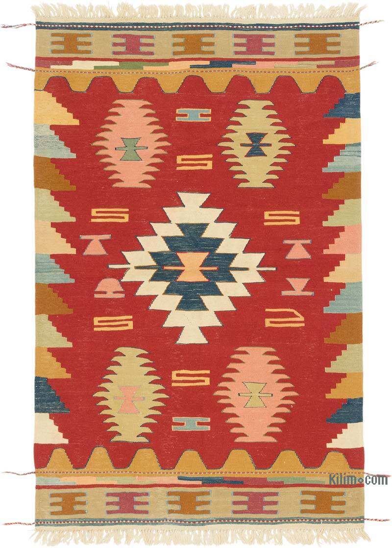 Nueva Alfombra Turca Kilim - 117 cm x 180 cm - K0080461