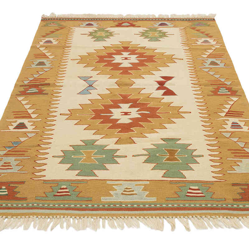 Nueva Alfombra Turca Kilim - 114 cm x 172 cm - K0080462