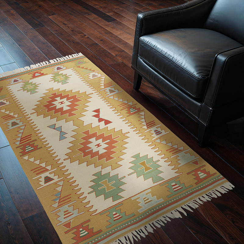 Yeni El Dokuma Türk Kilimi - 114 cm x 172 cm - K0080462